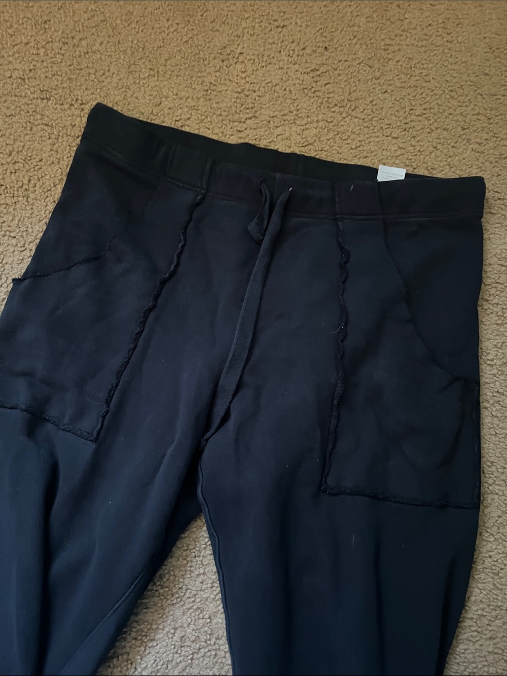 Frank & Eileen Navy Drawstring Pocket Joggers - Picture 5 of 6